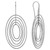 Five Part Oval Dangle Earrings