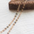 Brown Enamel Chain for Permanent Jewelry