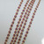 Maroon Enamel Chain for Permanent Jewelry
