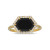 Hexagon Onyx Ring