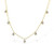 Illusion Set Droplet Necklace - Yellow Gold