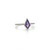 Kite Shape Amethyst Ring