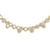 yellow gold diamond necklace