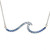 Sapphire Wave Necklace