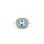 aquamarine ring, aquamarine and diamond ring, aquamarine halo ring