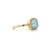 aquamarine ring, aquamarine and diamond ring, aquamarine halo ring
