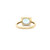 aquamarine ring, aquamarine and diamond ring, aquamarine halo ring