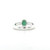 Oval Green Tourmaline Ring