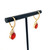Fire Opal Earrings