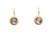 Karma Blue Topaz Earrings