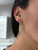 Oval Dangle Diamond Earrings