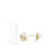 yellow gold pearl earrings, pearl earrings, yellow gold earrings, unique pearl earrings