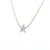 starfish necklace, starfish jewelry, starfish pendant, diamond starfish jewelry, diamond starfish necklace