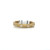 Faceted Gold Diamond Eternity Band