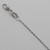 White Gold 1mm Diamond Cut Cable Chain