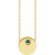 Alexandrite Disc Necklace