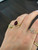 custom ring, rhodolite garnet ring, rhodolite garnet jewelry, custom jewelry, custom design, one-of-a-kind jewelry