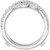 7/8cttw Curved Diamond Ring Wrap