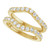 7/8cttw Curved Diamond Ring Wrap