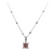 Square Pink Tourmaline Juicy Gem Pendant