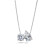 two stone diamond necklace, two stone diamond jewelry, lab grown diamond jewelry, moi et toi necklace, toi et moi necklace