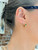 emerald hoops, emerald earrings, unique emerald earrings, unique emerald hoops, emerald jewelry