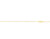 1.1mm Diamond Cut Cable Chain - Yellow Gold