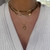 Moveable Triple Open Circle Diamond Pendant