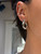 Tapered-Twist Hoop Earring