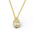 1/2ct Light Yellow Diamond Pendant