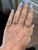 emerald cut diamond engagement ring, solitaire engagement ring, unique engagement ring, lab grown diamond engagement ring, lab grown engagement ring, emerald cut ring