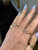 emerald cut diamond engagement ring, solitaire engagement ring, unique engagement ring, lab grown diamond engagement ring, lab grown engagement ring, emerald cut ring