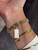 gold bracelet, gold link bracelet, gold and diamond bracelet