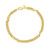 gold bracelet, yellow gold bracelet, gold link bracelet