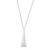 Pyramid Pendant on Long Chain