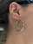 40x4mm Hoops- White Gold