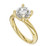 Hidden Halo Yellow Gold Solitaire Mounting