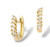Marquise Yellow Diamond Hoops