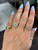 morganite ring, morganite and diamond ring, unique morganite ring, unique morganite jewelry
