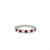 ruby and diamond ring, ruby ring, ruby band, ruby and diamond band
