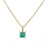 emerald pendant, emerald necklace, emerald jewelry