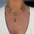 Two Stone Peridot Pendant
