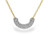 macaroni necklace, macaroni jewelry, diamond macaroni necklace, unique diamond necklace