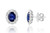 sapphire and diamond earrings, sapphire and diamond studs, sapphire earrings, sapphire studs, sapphire jewelry, sapphire and diamond jewelry