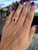 ruby ring, ruby and diamond ring, ruby and diamond halo ring
