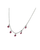 ruby necklace, ruby and diamond necklace, unique ruby necklace
