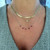 ruby necklace, ruby and diamond necklace, unique ruby necklace