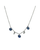 sapphire necklace, sapphire and diamond necklace, unique sapphire necklace, unique sapphire and diamond necklace