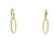 Oval Drop Diamond Earrings