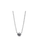 Floating Diamond Solitaire Necklace